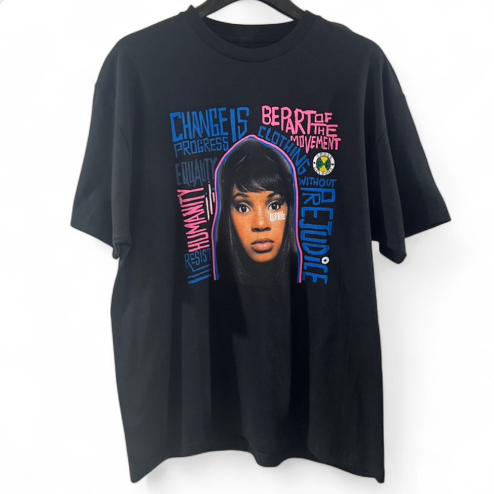 TLC Left Eye Black Graphic T-Shirt Size Men’s XL (NWT) - Picture 6 of 6